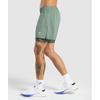 Спортивные шорты 5 2 в 1, цвет зеленый A1b3j Ecv8