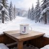 26 Букв-Инициалов Фиолетовый Цветок Кружка Оригинальные Кофейные Чашки Кружка для Завтрака Эмалированные Кружки Посуда для Напитков Кружка для Чая Редкая Забавная Пивная Дорожная