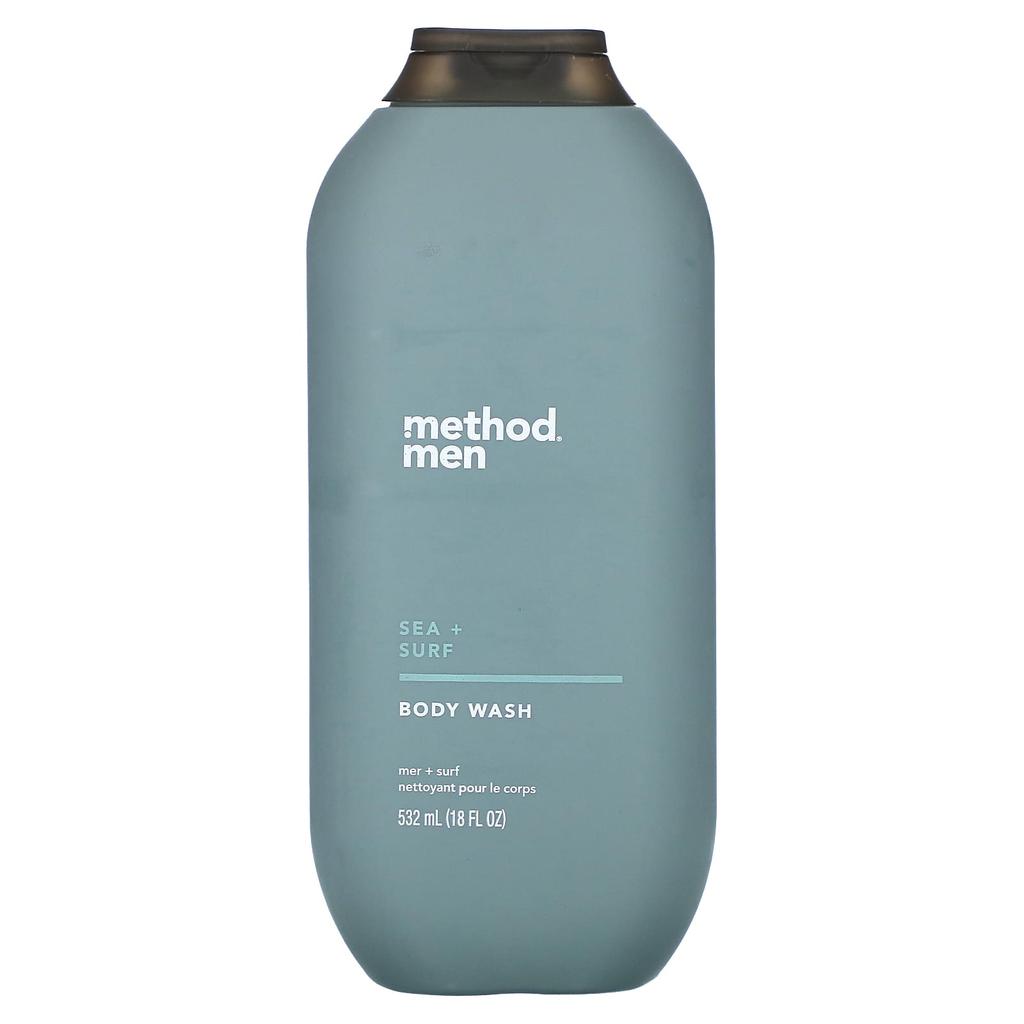 Method Men, Body Wash, Sea + Surf, 18 Fl Oz (532 Ml)