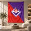 Decorative Tapestry,Fiorentina FC Printed Wall Art, Lightweight Wall Hanging For Bedroom Background