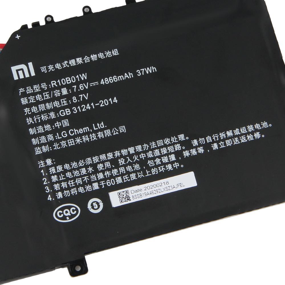 Оригинальный запасной аккумулятор для ноутбука R10B01W для Xiaomi Mi Air 12,5-дюймовый ноутбук 161201-01 161201-AA 4866 мАч