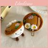 Cute Noodle Egg Cartoon Plush Hanging Toy Keychain Pendant Kids Travel Bag Decor