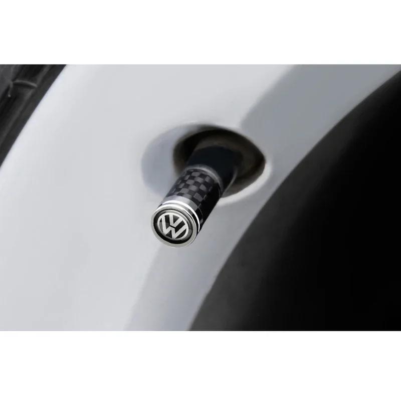 2026 Горячие Для VW VOLKSWAGEN 4 шт. Металлические Колпачки Клапанов Шины Автомобиля Колпачок Штока Колеса Шины Воздушный Клапан Для Volkswagen VW R RLINE GTI Golf Blu