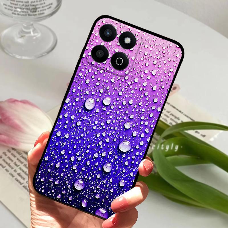 Чехол для Honor X7c 4G X 7c Геометрический дизайн Мягкий силикон ТПУ Задняя крышка телефона Для Huawei Honor X7c Ударопрочный бампер Сумки для телефона