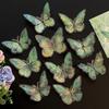 Laser Hot Stamping Stickers Laser Hot Stamping 3d Butterfly Stickers Retro Butterfly Stickers Colorful Pet Butterfly Decoration