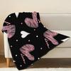 Postpartum Warm Flannel Blanket | Non-Pilling Heart Series, Soft Cozy Blanket for Home, All-Season Use, Ideal Valentine's Gift