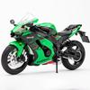 1:12 Модели мотоциклов Kawasaki ZX-10R H2R Игрушечные модели Сплав Литье под давлением Свет Звук Амортизация Гонки Модели мотоциклов Коллекция Подарок