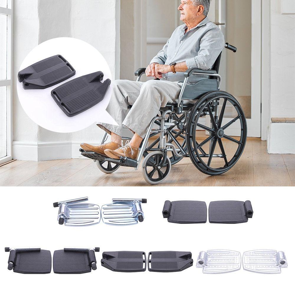 1 пара с трубкой для ног, подножка для инвалидной коляски, сменная подкладка для ног, педаль, аксессуары для инвалидной коляски
