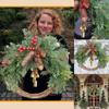 hristmas Wreath Boho Wreath Christmas Day Wreath Christmas Festival Wreath Decor CHome Decoration Door Wall Decoration