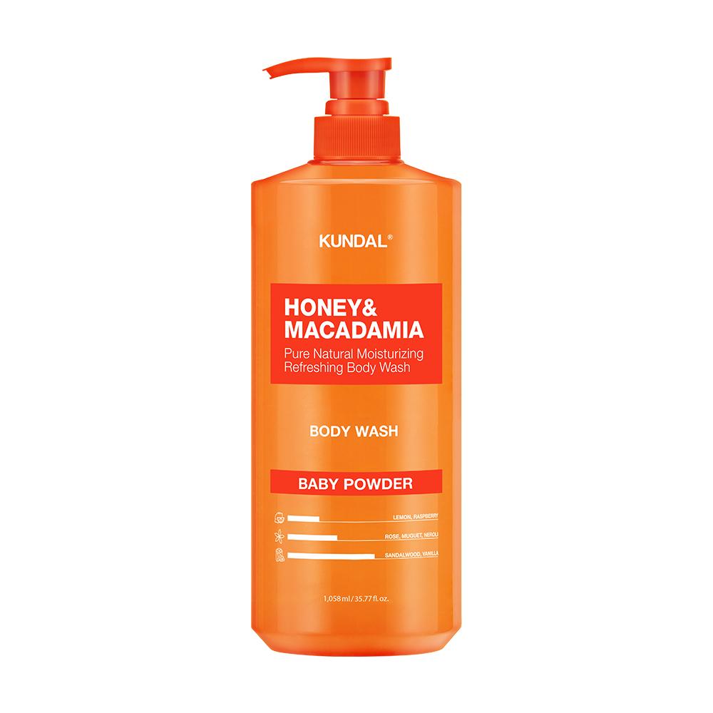 KUNDAL Honey & Macadamia Body Wash 1058ml (Choose 1 of 3)