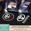 Светодиодные проекционные лампы с логотипом на двери автомобиля 2 шт. Приветственный свет для Toyota Corolla Yaris Aygo Prius RAV4 Crown CHR Camry Auris Verso