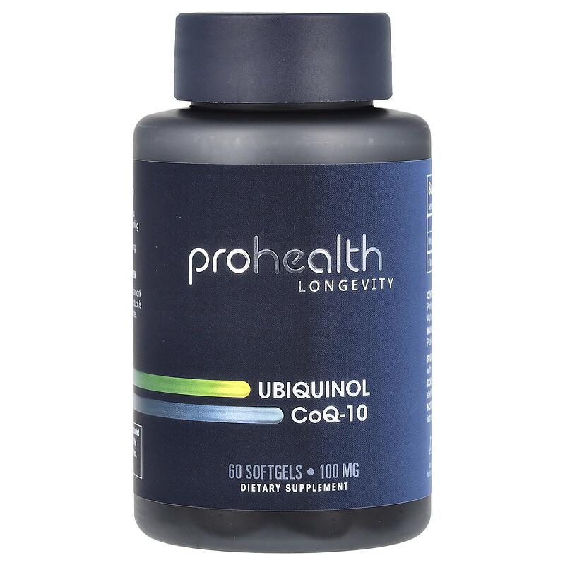 Ubiquinol CoQ-10, 100 mg, 60 Softgels