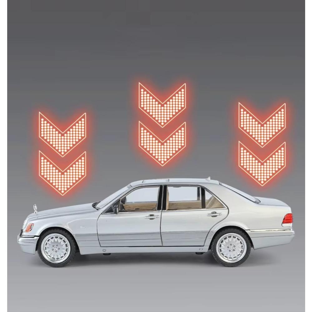 Масштаб 1/24 BENZ W140 S320 SEL Street Edition сплав ретро старая модель автомобиля литые металлические классические автомобили транспортные средства модель звук свет детские игрушки подарок