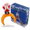 Christmas Santa Doll Electric Dancing Xmas Claus Table Ornaments Decor with Moon Base for