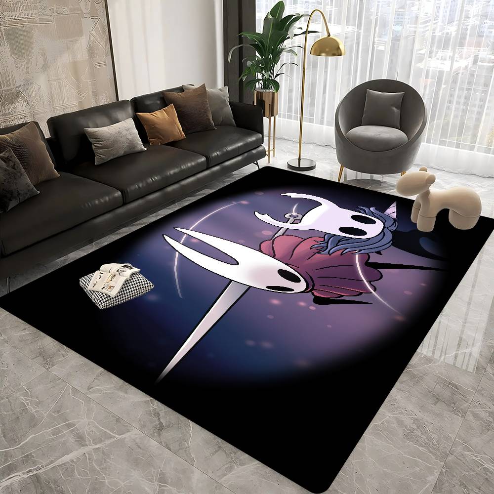 H-Hollow K-Knight Game Hallway Carpet INS Style Soft Bedroom Floor House Laundry Room Mat Anti-skid Bedside Area Rugs
