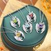 Серебряное ожерелье S925 на ключицу для женщин, простое ожерелье с подвеской, модные ювелирные изделия, подарок