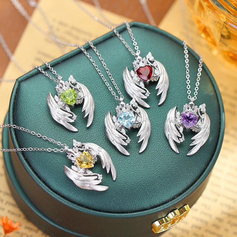 Серебряное ожерелье S925 на ключицу для женщин, простое ожерелье с подвеской, модные ювелирные изделия, подарок