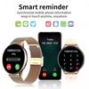 New Smart Watch Round Smartwatch Bluetooth Calls Watches Men Women Fitness Bracelet Custom Watch Face +Gift Box