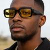 Retro small square sunglasses, European and American style YK personalized anti-ultraviolet sunglasses, men and women