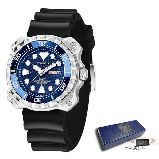 Модные мужские часы, лучший бренд, роскошные спортивные часы с большим циферблатом для мужчин, водонепроницаемые светящиеся часы, кварцевые часы с датой