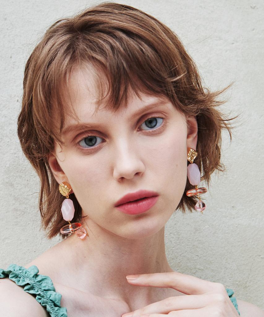 Серьги-подвески Elyona Ocean Rock & Beads