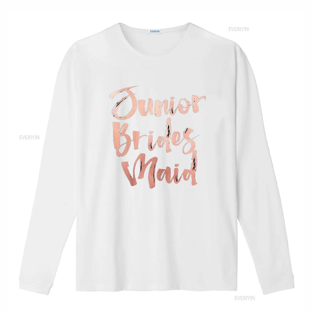 Junior Bridesmaid T Shirt for Women Bridal Wedding Party vintage Washed Breathable Comfortable Soft Stylish graphic Slightly