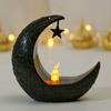 2024 Ramadan Decoration Star Moon LED Candlestick Lamp for Ramadan Kareem Islamic Muslim Home Decor Lamp Eid Mubarak Party Gifts