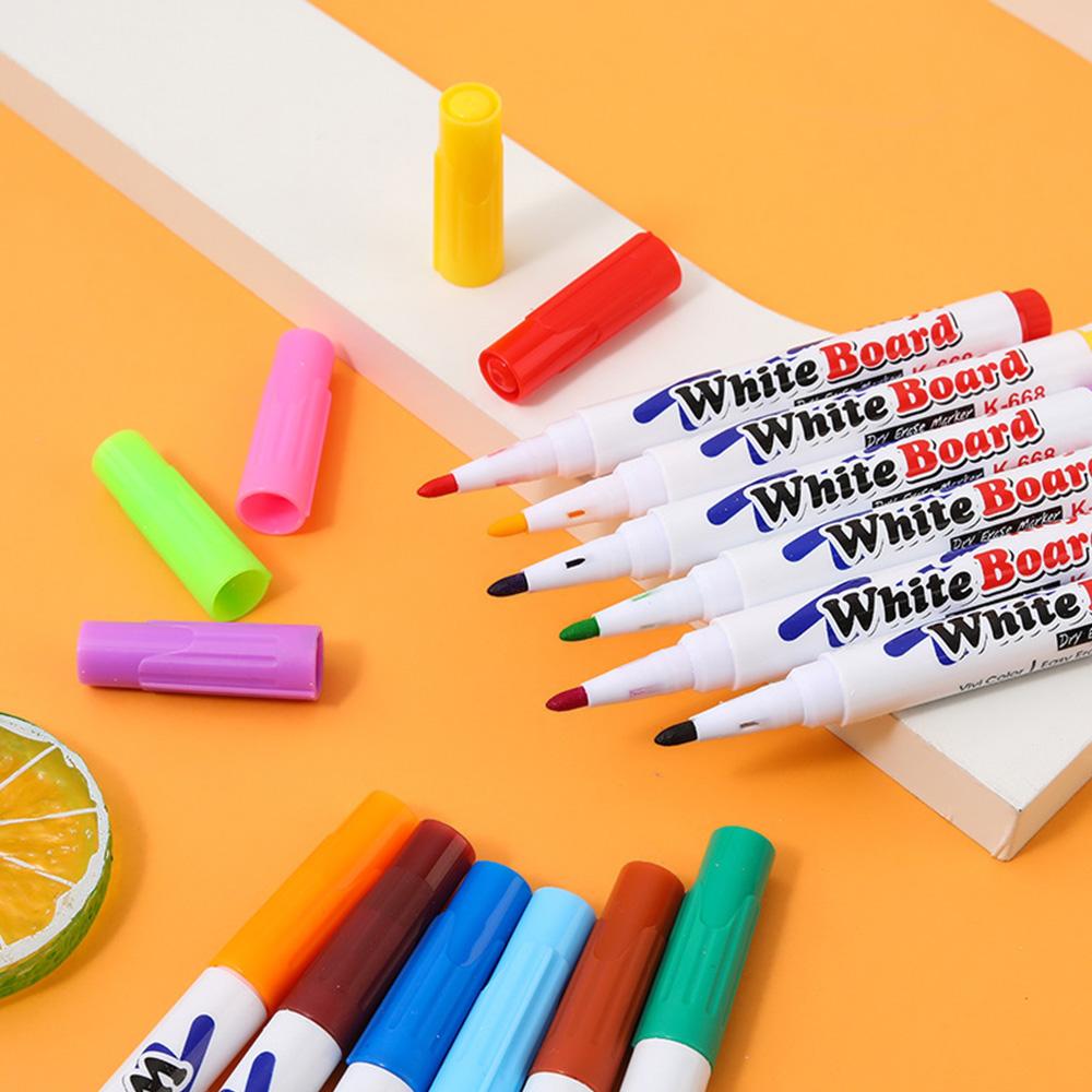 Whiteboard Marker Pen Magical Water Painting Pen Water Floating Doodle Pens Kids Drawing