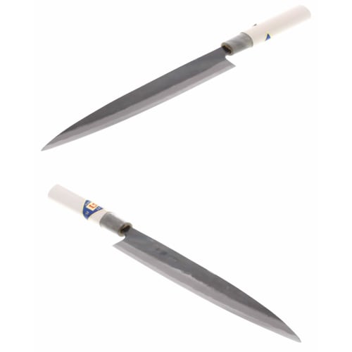 Нож Yanagiba Tosa Cutlery с чернением, Белая сталь, Нет. 1, 210мм