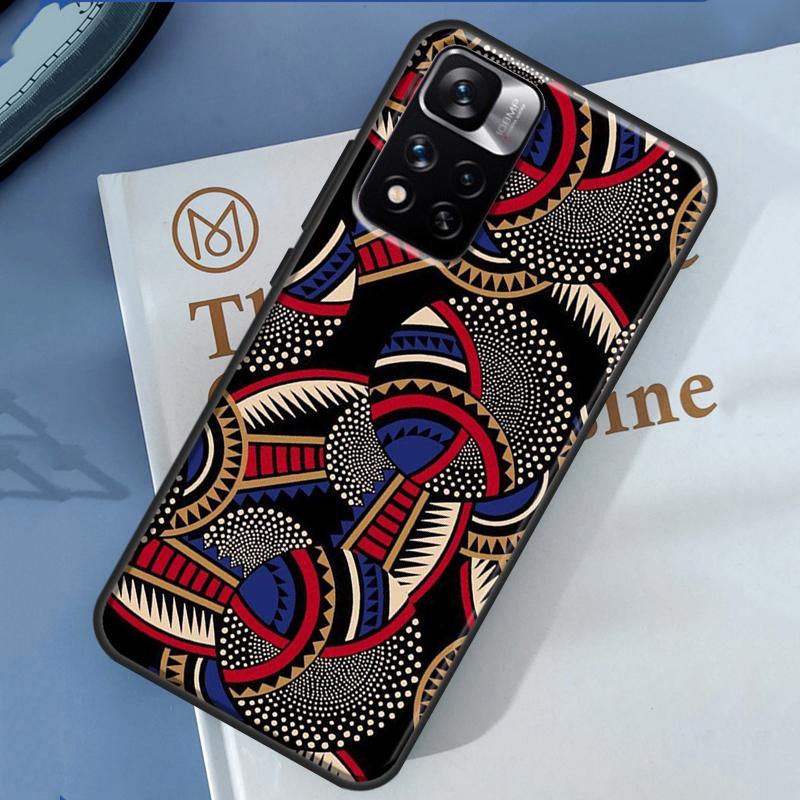 African Prints Fabric Case For Xiaomi Redmi Note 14 13 Pro 12 11 9 10 9S 10S 11S 12S Redmi 13C 10C 12C 14C Cover