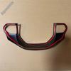 Car Steering Wheel Frame Panel Decoration Cover Trim For Peugeot 208 2008 3008 5008 ABS Carbon Fiber Style Interior Accessories