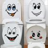 Cute and Funny Emoticons Bathroom and Toilet Stickers for Beautification and Decoration