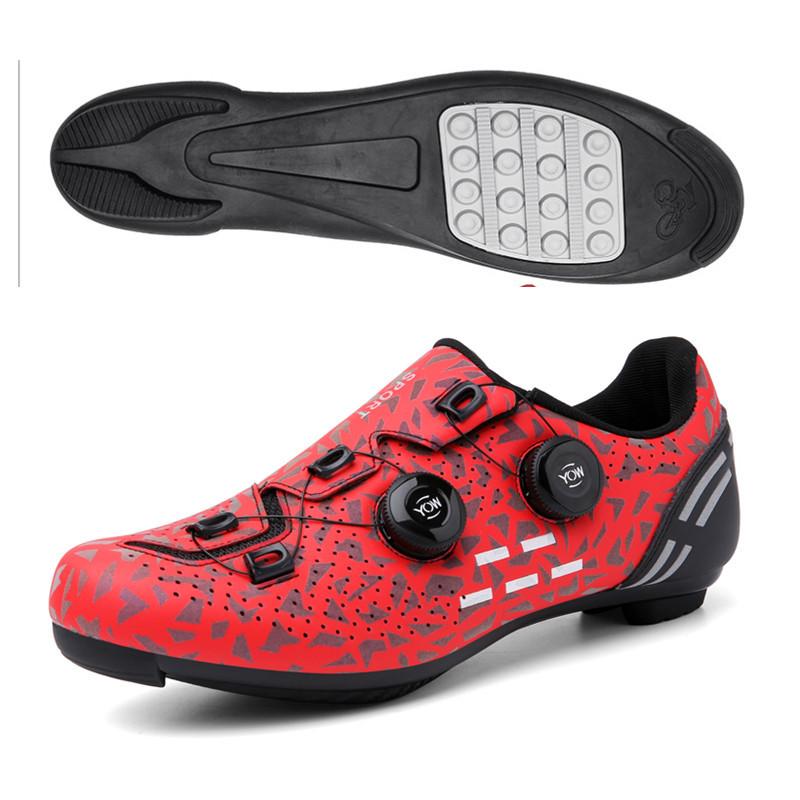 Spring and Summer Mountain Bike with Lock Cycling Shoes Men's and Women's Road Bike Lock Shoes Hard-soled Spinning Shoes Bicycle Wide-soled Shoes