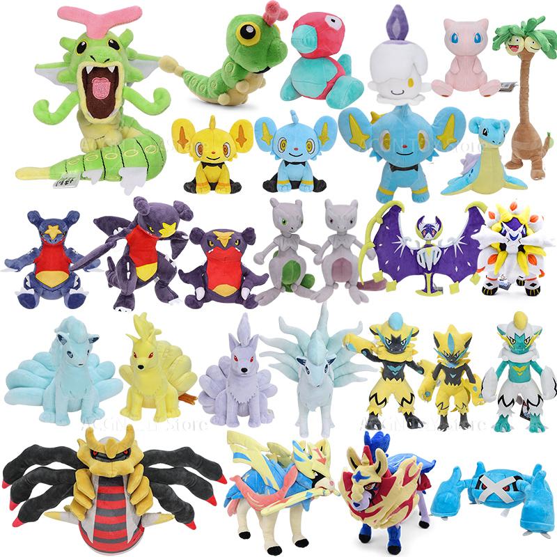 45 Styles Plush Toy Caterpie Fuse Gyarados Garchomp Shinx Alolan Ninetales Mewtwo Lucario Torterra Stuffed Toys Gifts
