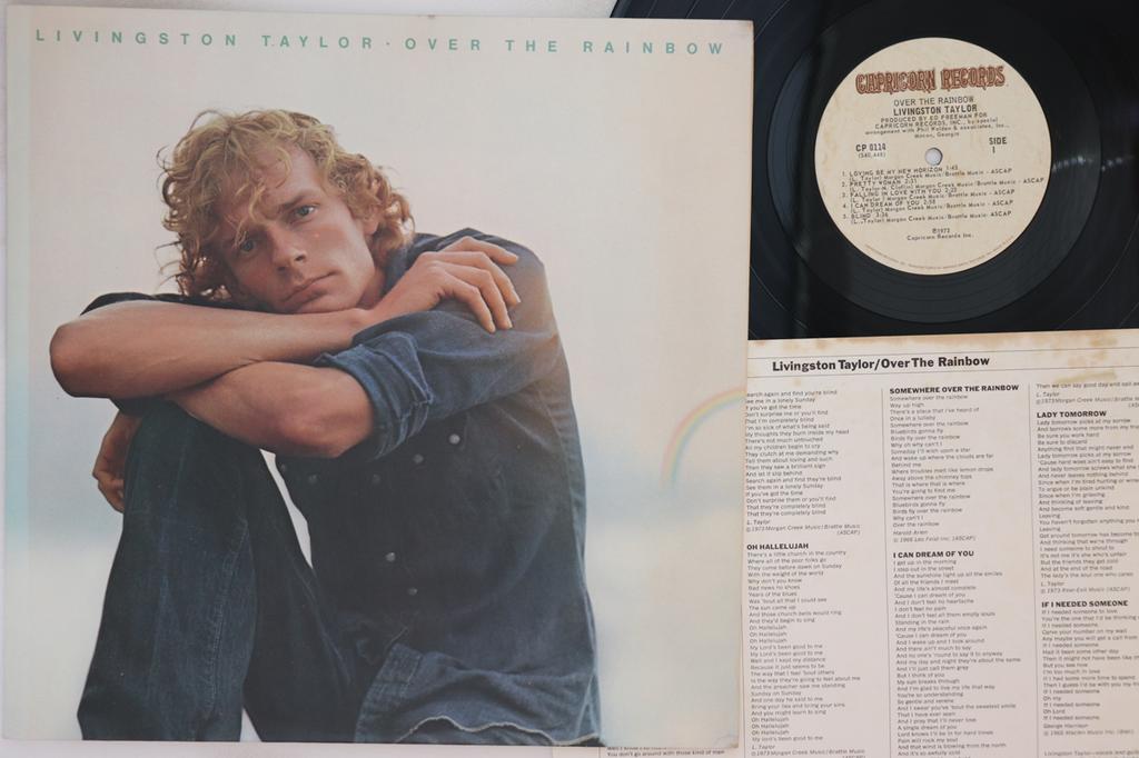 LP Пластинка LIVINGSTON TAYLOR - Over The Rainbow CP0114 CAPRICORN 1973 США Рок Б/У