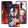 Анимационный чехол для телефона Girl Anime Demon killer для Redmi Note 10 11 11S 11E 7 8 8T 9 9S 9T Pro Plus 4G 5G, черный мягкий чехол