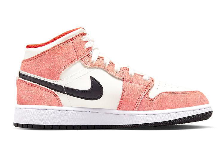 Jordan 1 Mid SE Оранжевая замша GS DV1336-800