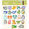 Children Christmas Animal Dinosaur Traffic Theme Magnetic Sticker Toy For Early Development