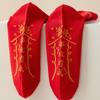 5Pairs Cotton New Year Red Socks Chinese Style Women Tube Socks Breathable Red Socks Men  Streetwear