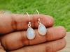 Moonstone Gemstone Women Dangle Earring, Solid 925 Sterling Silver Birthday Gift Earring, Anniversary Gift