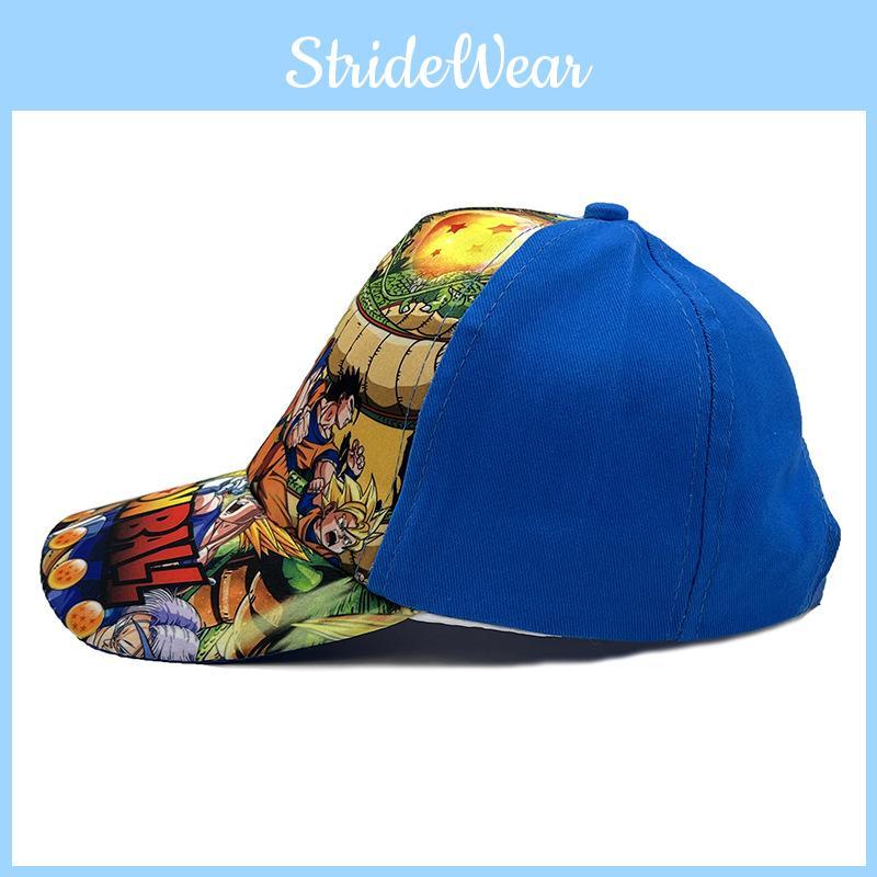 Cartoon Dragon Ball Kids Outdoor Baseball Cap With Polyester Lightweight