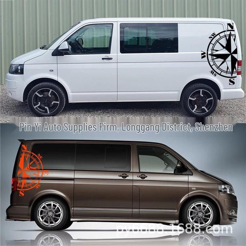 X-275: Подходит для всех моделей Volkswagen, таких как VW UP, фургон, кемпер, прицеп-дача, пикап; наклейка компас.