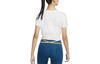 Nike Женская белая футболка с втачным рукавом Dri Fit DD4922-100