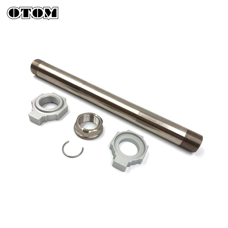 OTOM 2023 Motorcycle Rear Axle With Axle Block Nut Wheel Hub Shaft For KTM SXF XCF HUSQVARNA FC FX TC GASGAS EXF MCF 250 350 450