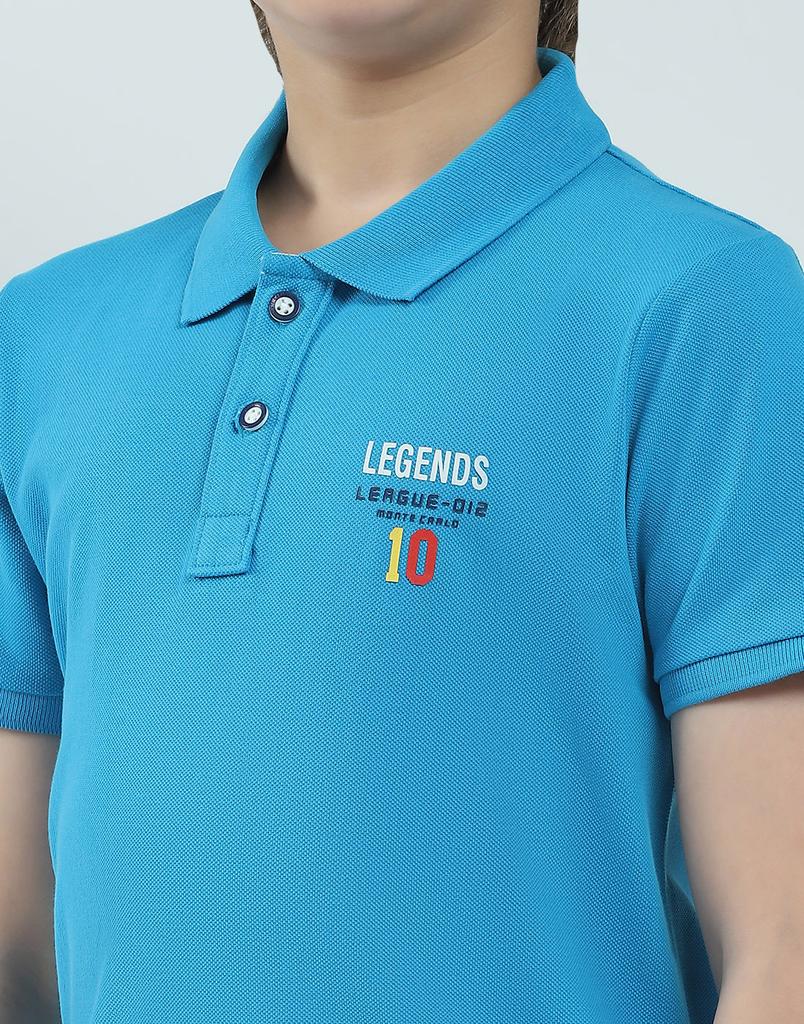 MONTE CARLO Men's Regular Fit Solid Half Sleeve Polo T-Shirt