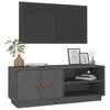 Vidaxl Szafka Pod Tv, Szara, 105X34X40 Cm, Lite Drewno Sosnowe
