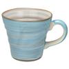 Mino Ware Mug Cup Diameter 9cm X Height 8cm Watercolor Blue Made In Japan 132-8003