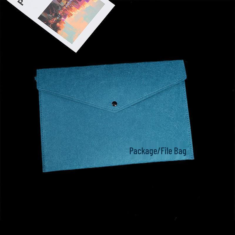 A4 Felt Document Bag for Students – Large Capacity Folder with Express Delivery for Test Paper Organization