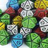 D10(00-90) Dice Polyhedral Dice for DND Party Board Games, 10PCS D10 Multi-sided Dice