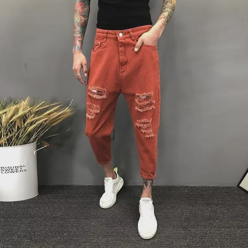 Узкие мужские джинсы Slim Fit Skinny весна/лето 2023